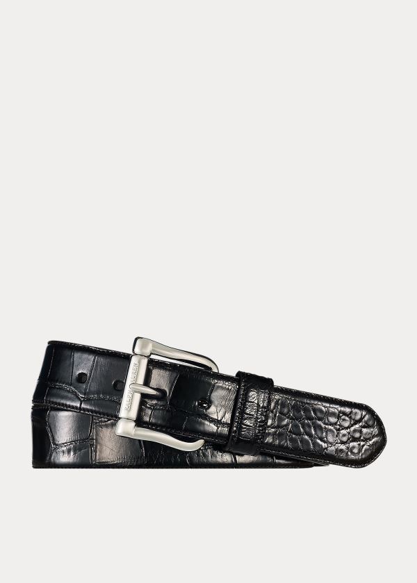 Men's Ralph Lauren Alligator Belt | 890645YHI